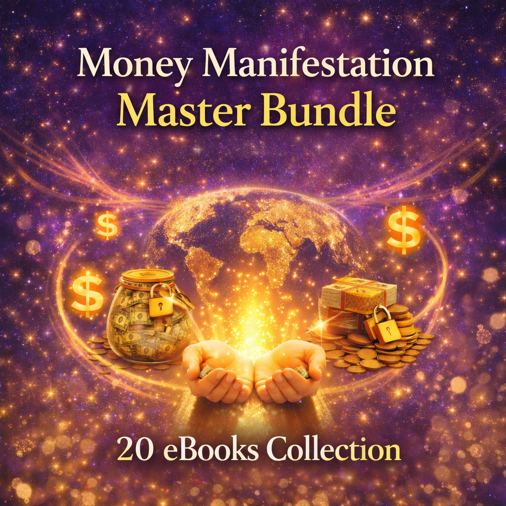 🔥 MOST POPULAR – Money Manifestation Master Bundle (20 eBooks)